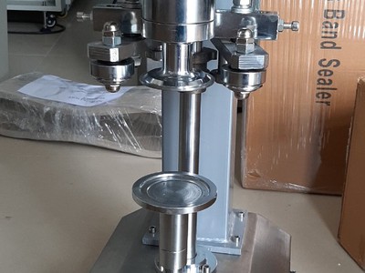 Máy viền mí lon đồ ăn vặt, máy ghép mí lon nhựa pet, máy viền mí lon cá hộp 1