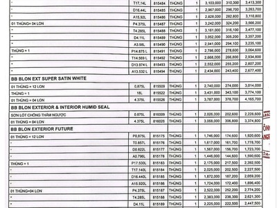 Phân Phối Sơn Base Trắng Boss Blon 1