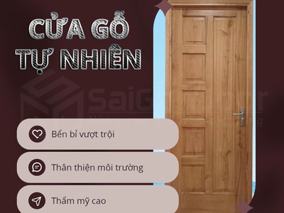 Cửa Gỗ Tự Nhiên Chạm Vào Là Thấy Sang 0