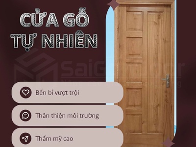 Cửa Gỗ Tự Nhiên Chạm Vào Là Thấy Sang 3