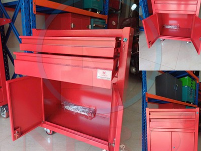 Tủ đựng đồ nghề cơ khí, xe đẩy 3 ngăn NPRO 3