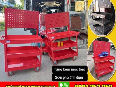 Tủ đựng đồ nghề cơ khí, xe đẩy 3 ngăn NPRO 5