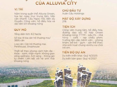 Bán chung cư khoáng nóng aluvia xuân cầu văn giang hưng yên căn hộ view sông hồng lh:093.198.2626 4