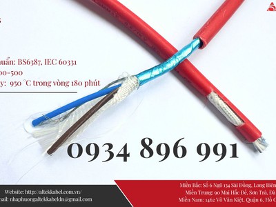 Cáp Chống Cháy Chống Nhiễu 2x0.75 mm2 Altek Kabel Hà Nội 2