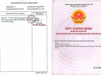 Bán nhà đẹp chính chủ 4 tầng - nhà mới xây thoáng sáng - khu tái định cư thôn hà hồi, thường tín 4