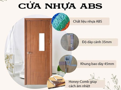 Cửa Nhựa ABS Hàn Quốc Là Gì  Phân Tích Cấu Tạo Và 6 Lý Do Nên Chọn Cho Công Trình Của Bạn 2