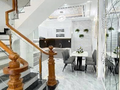 Nhà hẻm xe hơi 8m - hòa bình - mới full nội thất  - 52m2 -  4x13  - 4 tầng - giá 8.8 tỷ. 4