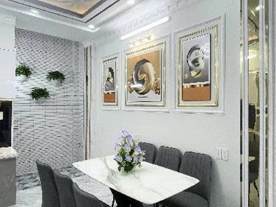 Nhà hẻm xe hơi 8m - hòa bình - mới full nội thất  - 52m2 -  4x13  - 4 tầng - giá 8.8 tỷ. 2