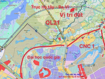 Cần bán gấp - lô đất 2 mặt tiền đẹp nhất khu vực cổ đông - hòa lạc chưa tới 2 tỷ 0