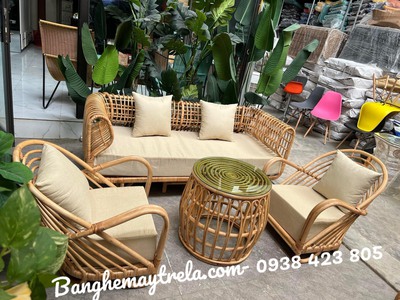 Sofa mây nữ hoàng phòng khách 5
