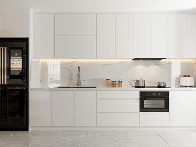 Tủ Bếp Chữ I Đẹp 2026   Thiết Kế Hiện Đại   Giá Rẻ   Thi Công Chuẩn Xưởng 0