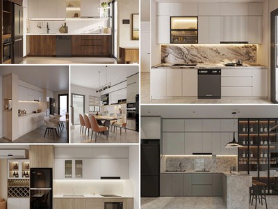 Tủ Bếp Chữ I Đẹp 2026   Thiết Kế Hiện Đại   Giá Rẻ   Thi Công Chuẩn Xưởng 4