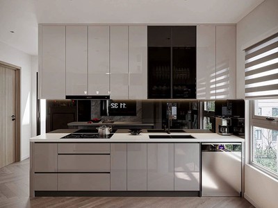 Tủ Bếp Chữ I Đẹp 2026   Thiết Kế Hiện Đại   Giá Rẻ   Thi Công Chuẩn Xưởng 6