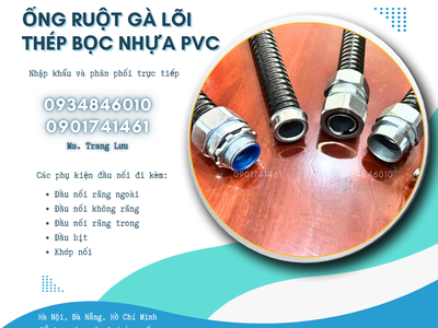 Ống ruột gà lõi thép/ Ống sun sắt bọc nhựa/ Ống kẽm đàn hồi 2