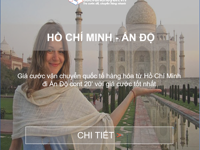 Cước vận chuyển hàng hóa từ Việt Nam đi Ấn Độ 0