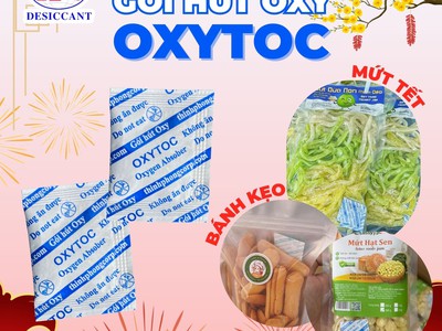 Chống mốc thực phẩm nhờ gói hút oxy OXYTOC 0