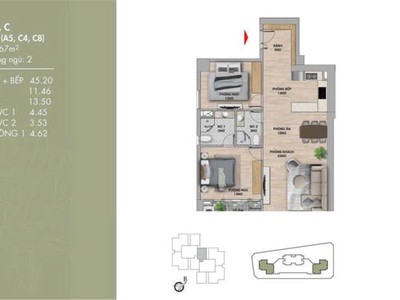 Bán căn hộ 86m2 tại udic westlake, 9 tỷ, 2pn, 2wc, phú thượng, tây hồ, hà nội 0