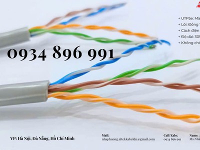 Cáp Mạng Altek Kabel Utp Cat 5e  24awg Đà Nẵng, Huế, Quảng Trị 2