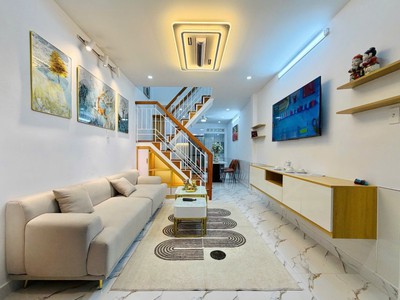 Chỉ 4,546 tỷ p.15, tân bình nhà 2 tầng mới đẹp hẻm xe hơi sát nhà 0