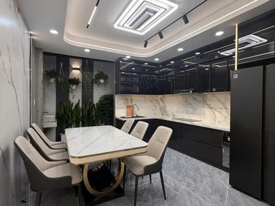 Nhà 5 tầng thiết kế sang trọng hiện đại - 62m2 - full nội thất- hẻm xe hơi thông huỳnh thị hai và 3