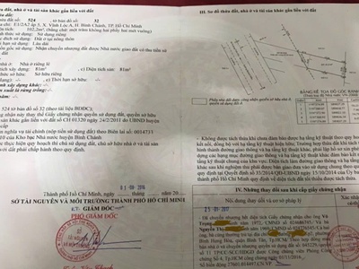 Cần bán nhanh lô đất tại vĩnh lộc a, huyện bình chánh , tp hcm. 1