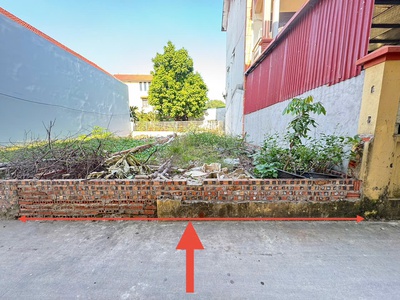 Bán đất thôn chi đông 2, xã quang minh. đất vuông vắn, oto đỗ. thoáng 2 mặt trước   sau 2