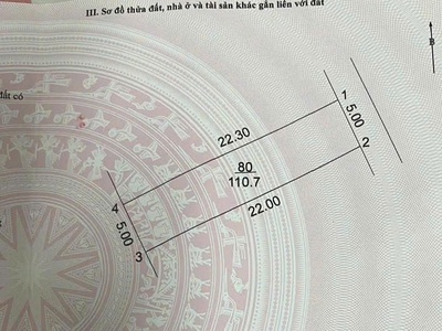Cần bán đất 110,7 m2 full thổ cư - giá chỉ 4 tỷ 800 triệu - huyện phúc thọ - hà nội 4
