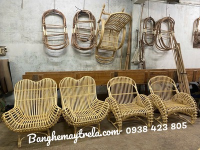 Ghế mây tự nhiên ngồi đọc sách 0