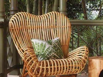 Ghế mây tự nhiên ngồi đọc sách 4