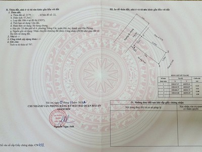 Bán lô đất tuyến 2 Cát Vũ, Tràng Cát đường 8m 57,3m2 giá chỉ 39tr/m2 2