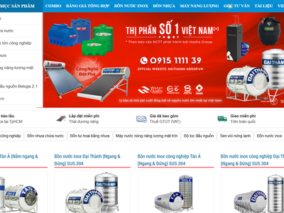 Bồn nước nhựa Giải pháp lưu trữ nước an toàn, bền bỉ và tiết kiệm cho mọi gia đình 0