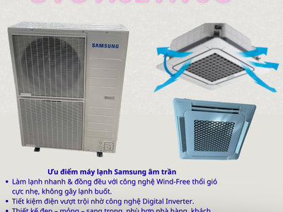 Cần lắp máy lạnh âm trần Samsung 5HP cho nhà hàng rẻ nhất liên hệ ngay 0