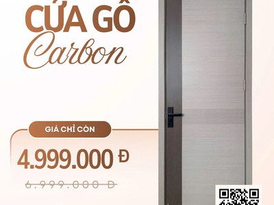 Cửa Gỗ Carbon: Xu Hướng Vật Liệu Mới Cho Không Gian Sống Đẳng Cấp 0