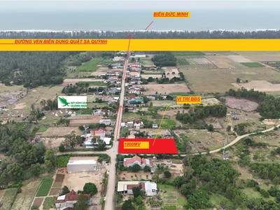 Bán đất thổ cư 1000m2, mặt tiền đt 624b, đức chánh, mộ đức, quảng ngãi. sổ đỏ, giá 3.2 tỷ. lh: 3