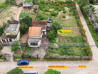 Bán vườn 1000mv đất biển đức minh mộ đức, có 200tc, đường 14m giá 3.2 tỷ tl 4