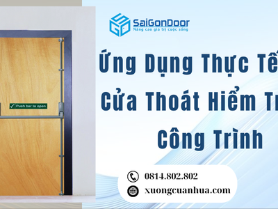 Ứng Dụng Thực Tế Của Cửa Thoát Hiểm Trong Công Trình 0