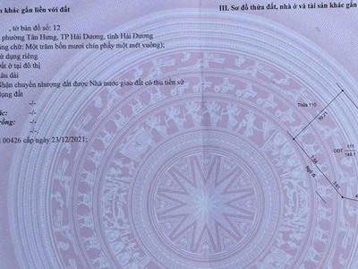 Bán đất mặt tiền Nguyễn Sinh Sắc Ngô Quyền kéo dài TP Hải dương 2