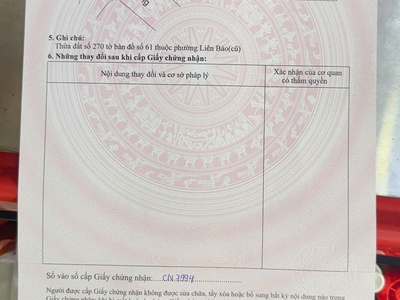 Bán nhà 3 tầng tại Liên bảo, Vĩnh Yên, Vĩnh Phúc. DT 80m2 giá chỉ 3.95 tỷ Hướng TB 1