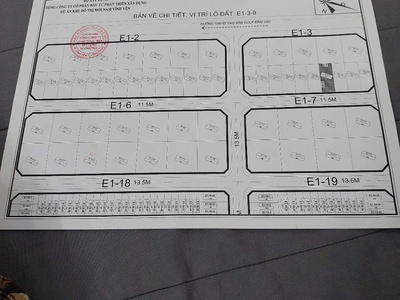 Bán đất biệt thự Nam Vĩnh Yên, Vĩnh Phúc. DT 247m2 giá 35 triệu/m2 2