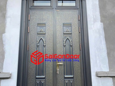 Cửa Thép 5D Chống Trộm Mạnh, Nhìn Cũng Mê 0