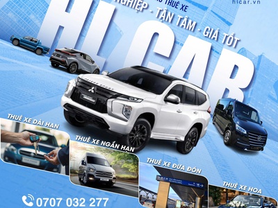 Cho thuê xe ô tô 16 chỗ theo tháng giá tốt 0