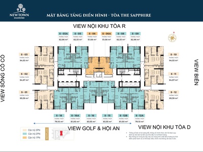 Bán căn hộ S-2003A dự án căn hộ biển Newtown Diamond 0