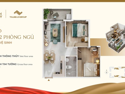 Bán căn hộ cao cấp mặt tiền TL10 booking 20tr/căn, tặng full nội thất An Cường số lượng có hạn 7