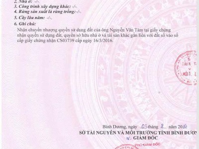 Chính chủ bán đất nền dự án khu dân cư cán bộ huyện đội   Phường Uyên Hưng, TP Tân Uyên, Bình Dương 0