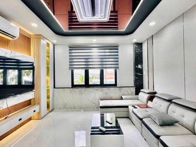 Nhà 4 lầu đường 7m thạnh xuân 25, thới an, nhà mới full nội thất xịn 4