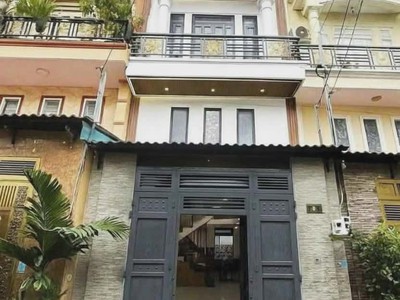 Nhà 4 tầng sang trọng full nội thất 54m2, hẻm xe hơi thông trần thị năm, tân chánh hiệp, quận 12. 0