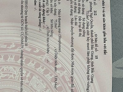 Bán nhà thô lô shophoue đại hoàng sơn mặt ngô gia tự bắc giang 2