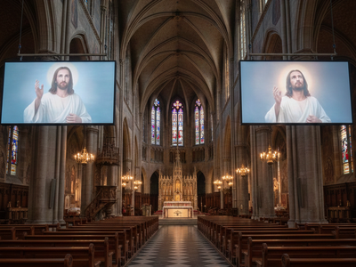 Màn Hình LED Nhà Thờ Mang Lại Trải Nghiệm Thánh Lễ Trọn Vẹn Hơn 0