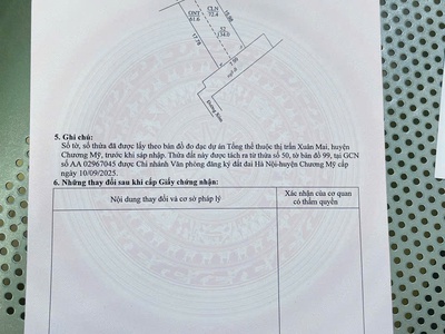 Cần tiền bán gấp 2 lô đất chính chủ   xã xuân mai 4