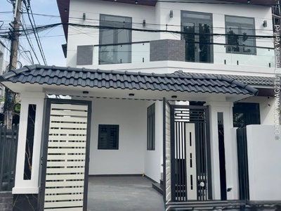 Bán nhà mơi lô góc shr 2 tầng 10x14m nguyễn thị thảnh thới tam thôn hóc môn hẻm xe tải 0